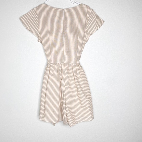 Show po. Tie it all up playsuit striped romper 4 NEW - Picture 7 of 9